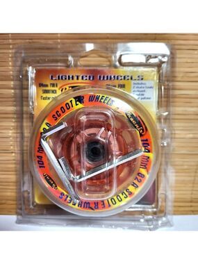 Lighted Scooter Wheels 104mm 82A Model PLW-0083 New Sealed